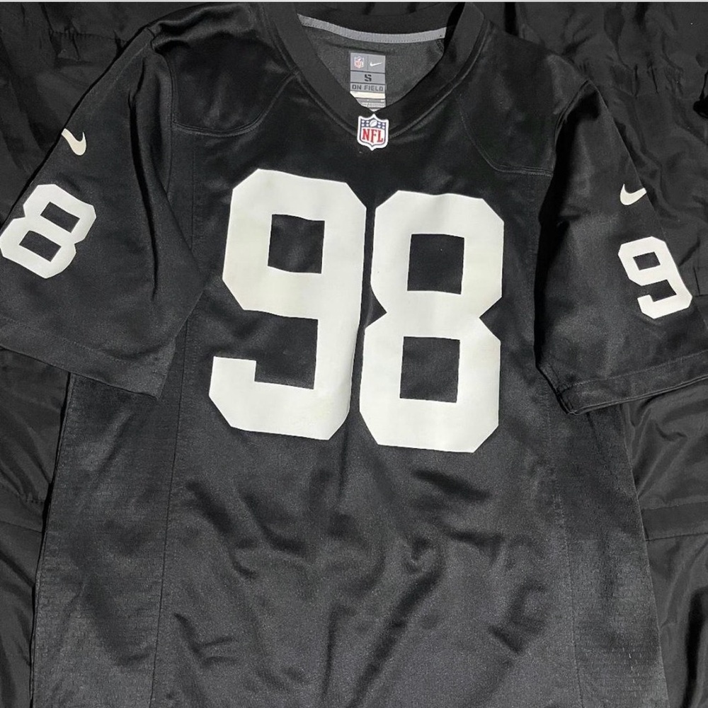 Nike Black NFL Jersey with Gray Accents